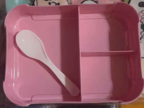 Kitty Bento Box With Spoon